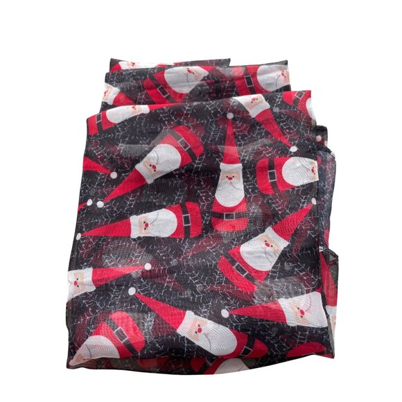 A Walk In The Park MCCC Bowling Pin Santa Scarf OS Christmas Holiday NEW Red - Picture 1 of 6